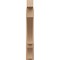 Ekena Millwork 5 1/2-in W x 30-in D x 36-in H Balboa Block Rough Cedar Woodgrain TimberThane Outlooker, Primed Tan OUTUR055X30X36BOA44RCPR - alternate 4